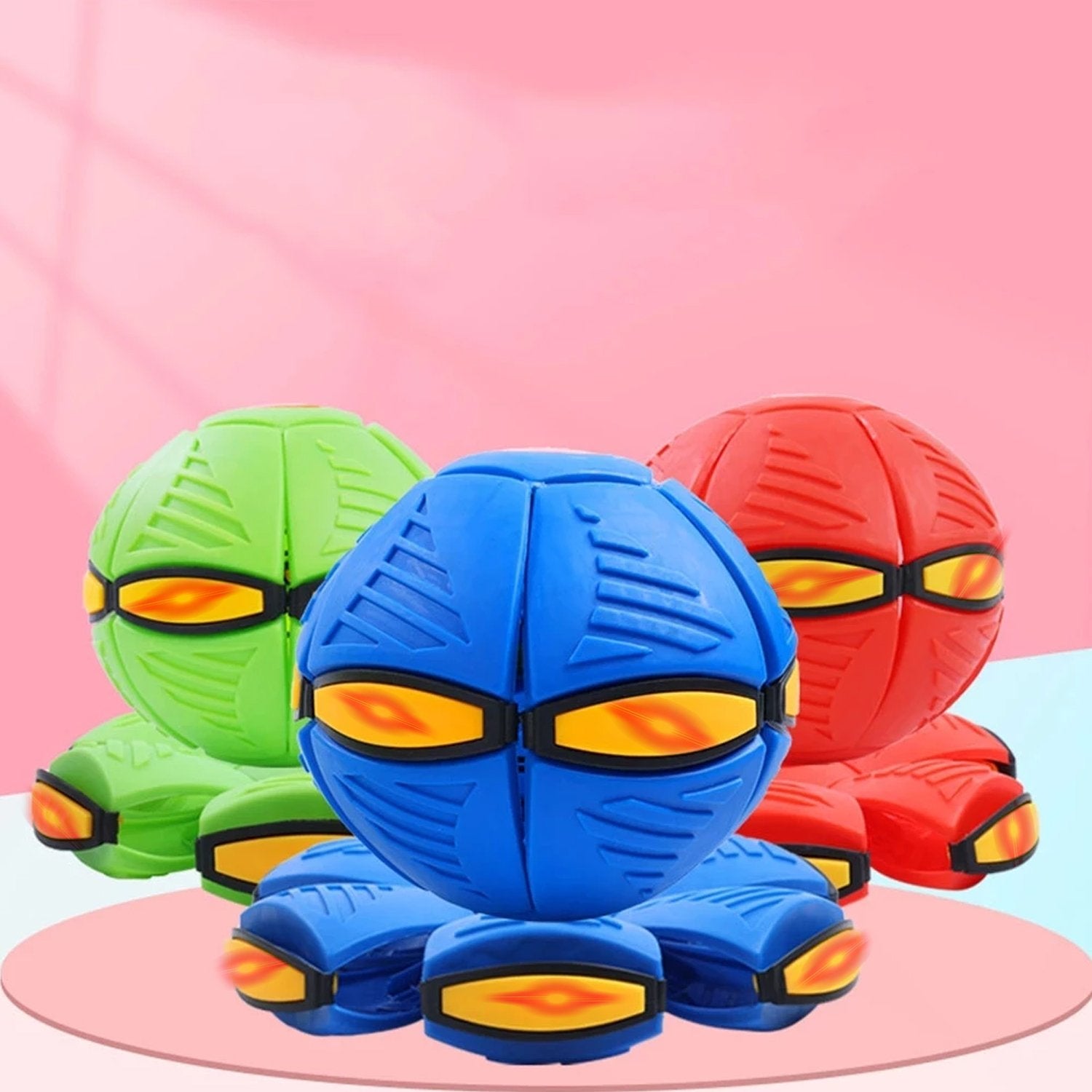 8039A Flying Soccer Magic Ball Frisbee Deformation UFO Football Flat Throw Disc with 6 LED Light 8039A Flying Soccer Magic Ball Frisbee Deformation UFO Football Flat Throw Disc with 6 LED Light
